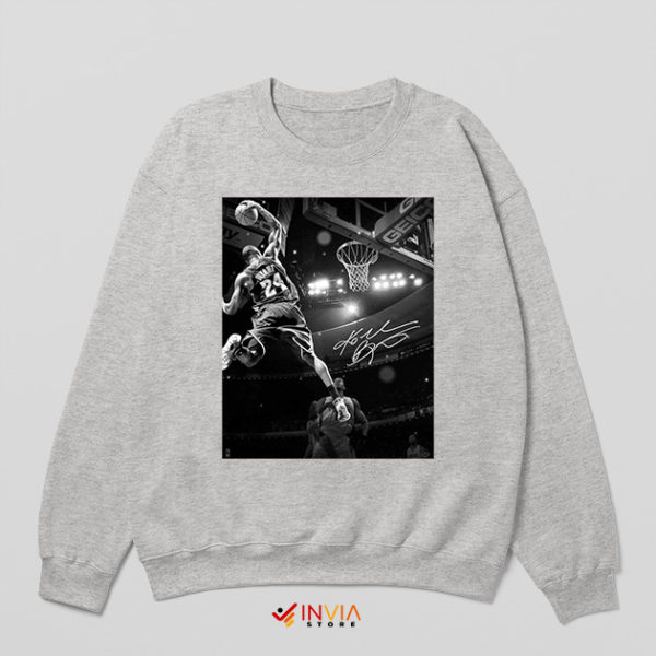 NBA Kobe Dunk on Lebron Moment Sport Grey Sweatshirt