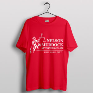 Nelson Murdock Law Office Spider-man Red T-Shirt