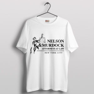 Nelson Murdock Law Office Spider-man White T-Shirt