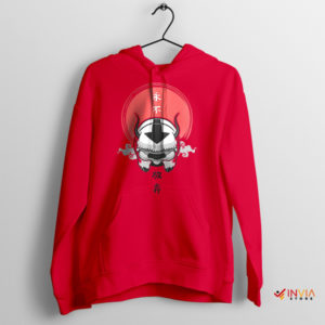 Netflix Series Appa Avatar Graphic Red Hoodie