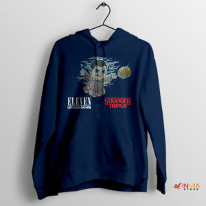 Nevermind Album Eleven Upside Down Navy Hoodie