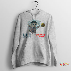 Nevermind Album Eleven Upside Down Sport Grey Hoodie