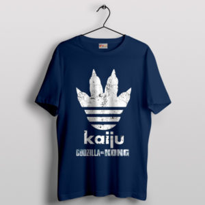New Kaiju Godzilla Adidas Movie Navy T-Shirt