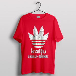 New Kaiju Godzilla Adidas Movie Red T-Shirt