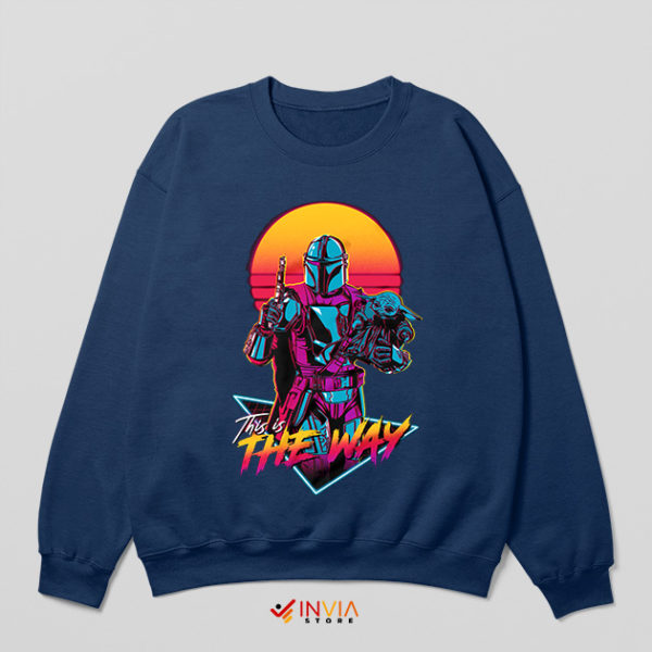 New Mandalorian Season 3 Quotes Navy Sweatshirt