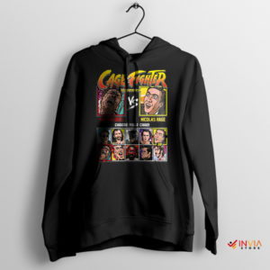 Nicolas Cage Street Fighter 30th Anniversary Black Hoodie