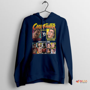 Nicolas Cage Street Fighter 30th Anniversary Navy Hoodie