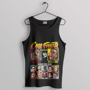 Nicolas Cage Street Fighter 6 Character Creation Black Tank Top