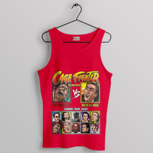 Nicolas Cage Street Fighter 6 Character Creation Tank Top