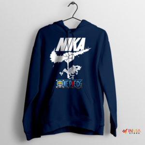 Nika Luffy Gear 5 Nike Air One Piece Navy Hoodie