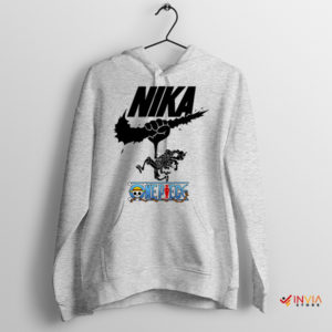 Nika Luffy Gear 5 Nike Air One Piece Sport Grey Hoodie