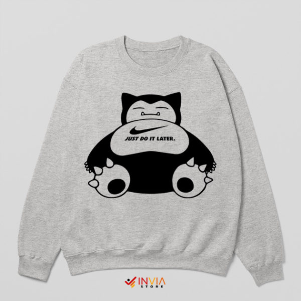 Nike Just Do It Cute Snorlax Meme Sweatshirt