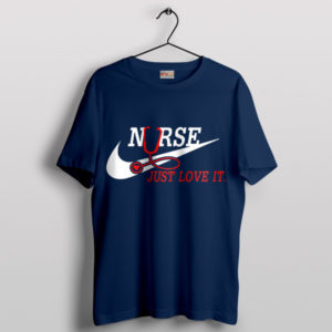 Nike Just Love It Good Nurse Navy T-Shirt