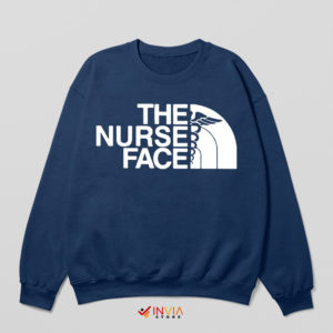 North Face Aesthetic Nurse Navy Sweatshirt