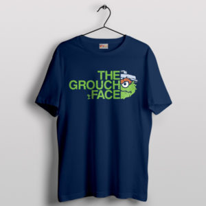 North Face Oscar the Grouch Cartoon Navy T-Shirt