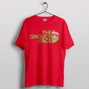 North Face Oscar the Grouch Cartoon Red T-Shirt