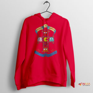 Pac Man Arcade Appetite for Destruction Red Hoodie