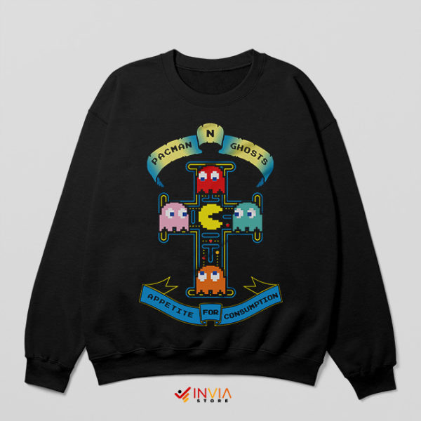 Pac Man Ghost Appetite for Destruction Sweatshirt