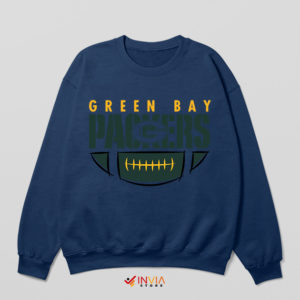 Packers Merch Green Bay City Navy Sweatshirt