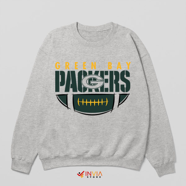 Packers Merch Green Bay City Sport Grey Sweatshirt