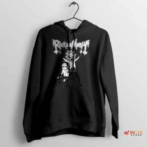 Parody Kiss Members Rick Morty Black Hoodie