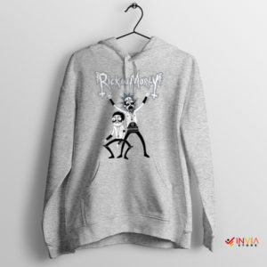 Parody Kiss Members Rick Morty Sport Grey Hoodie