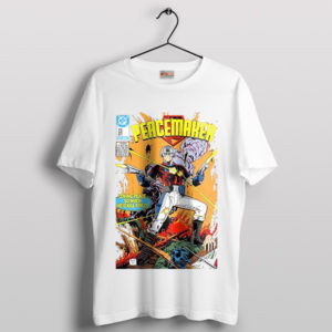 Peacemaker Comics Vintage Graphic Art White T-Shirt