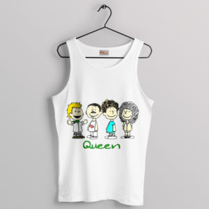 Peanuts Strip Members of Queen Tank Top