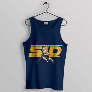 Penguins Sid the Kid Crosby NHL Navy Tank Top