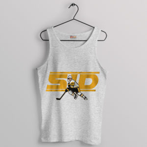 Penguins Sid the Kid Crosby NHL Sport Grey Tank Top