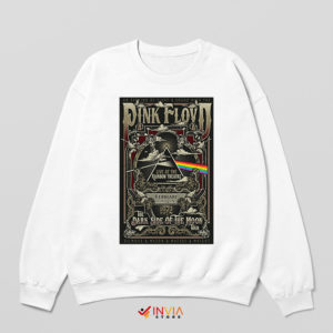 Pink Floyd Time Live Rainbow Theater White Sweatshirt