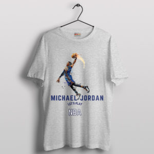 Play Michael Jordan in Air Nike Sport Grey T-Shirt