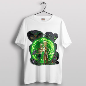 Pokemon Ash Ketchum Rick Morty White T-Shirt