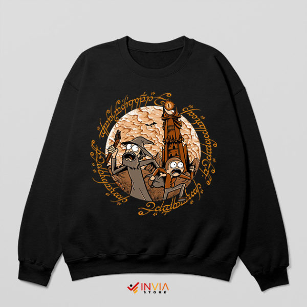 Portal Rick Morty LOTR World Sweatshirt