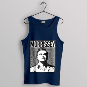 Poster Fan Art Morrissey Tour Navy Tank Top