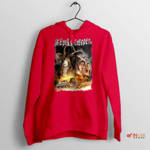 Poster Vintage Jeepers Creepers Halloween Red Hoodie