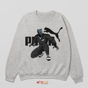 Puma Art Black Panther 2 Marvel Sport Grey Sweatshirt