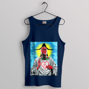 Quote Wandavision To Grow Old in V Navy Tank Top