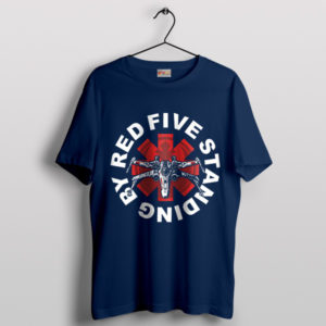 RHCP Logo Rogue One Red Five Navy T-Shirt