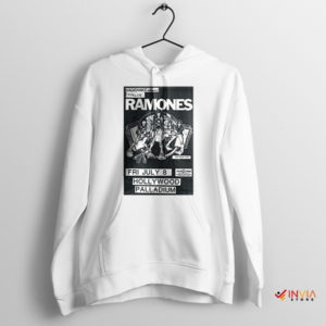 Ramones Tour Flyer Hollywood Palladium Hoodie