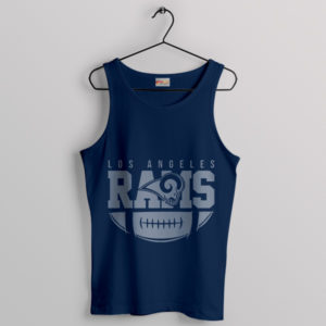 Rams Superbowl Merch Fan Art Navy Tank Top