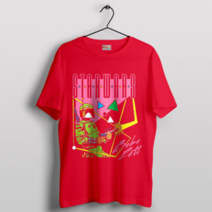Retro Boba Fett Weapon Star Wars Red T-Shirt