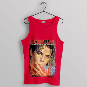 Retro Horror Movie Billy Loomis Scream Red Tank Top