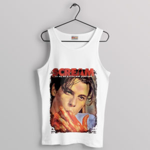 Retro Horror Movie Billy Loomis Scream White Tank Top