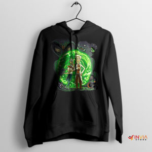 Rick Morty Game Pokemon GO Black Hoodie