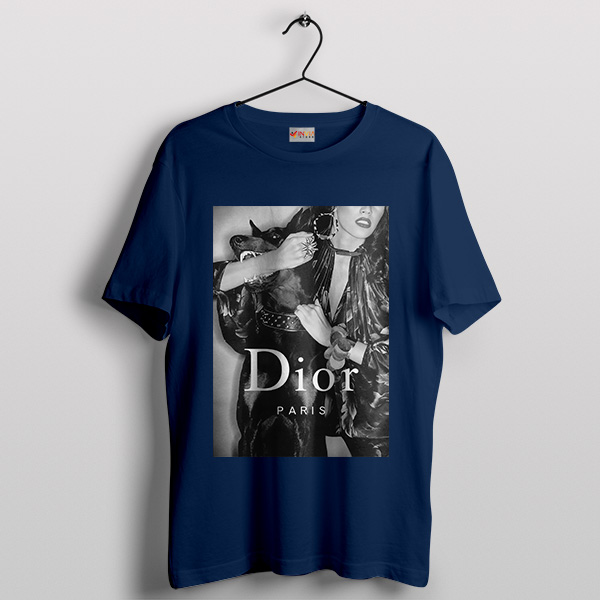 Rottweiler Haute Couture Symbol Navy T-Shirt