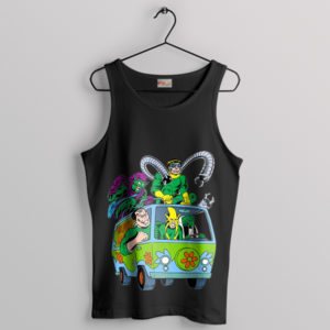 Scooby Doo Car Spider Man Villains Black Tank Top