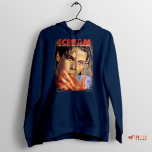 Scream 5 Billy Loomis Poster Movie Navy Hoodie