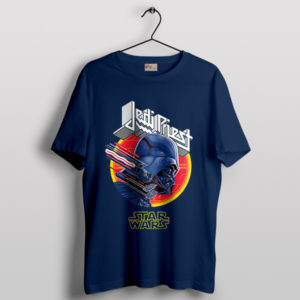 Screaming for Vengeance with Darth Vader Navy T-Shirt