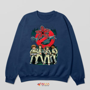 Season 5 Stranger Things Ghostbusters Navy Sweatshirt